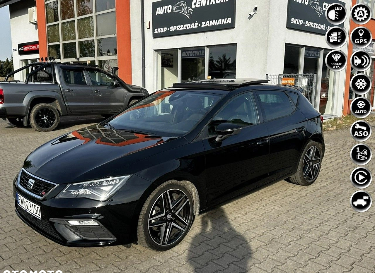 seat leon wielkopolskie Seat Leon cena 74900 przebieg: 34000, rok produkcji 2020 z Kłodawa